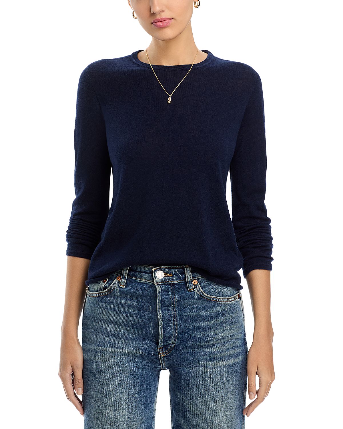 Majestic Filatures Machine Washable Cashmere Crewneck Top