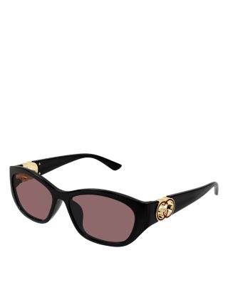 Gucci - Hailey Oval Sunglasses, 57mm