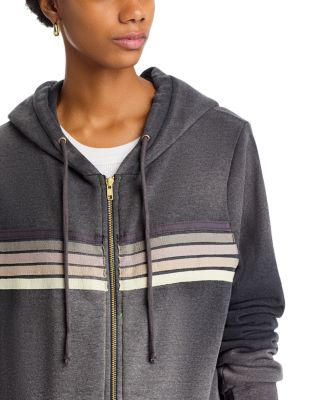 Rainbow-Stripe Hoodie 
