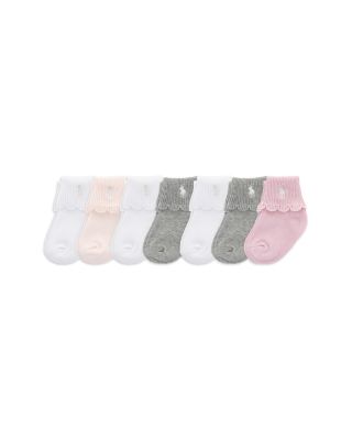 Ralph Lauren - Girls' Essential 7 Day Socks Gift Box - Baby