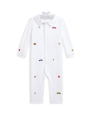 Ralph Lauren - Boys' Embroidered Cotton Coverall - Baby