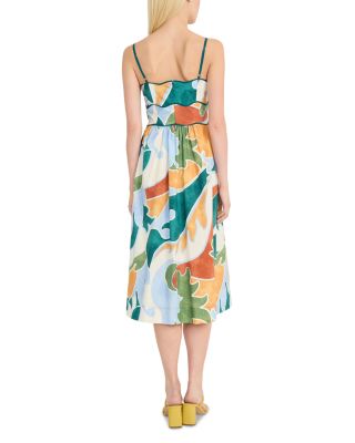 Waistband Midi Dress