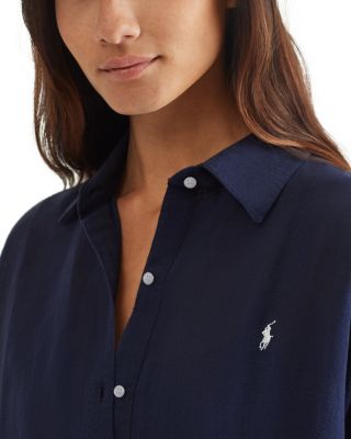 Boyfriend Shirt Swim Cover-Up