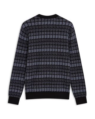 Osburn Crewneck Jacquard Sweater