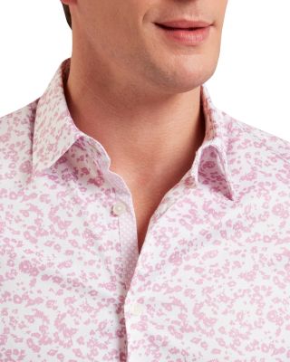 Lovelad Slim Fit Floral Long Sleeve Shirt