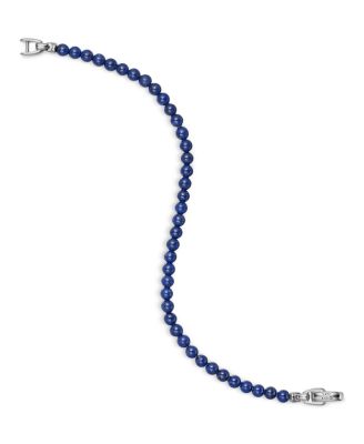 Men's Spiritual Beads Bracelet with Lapis