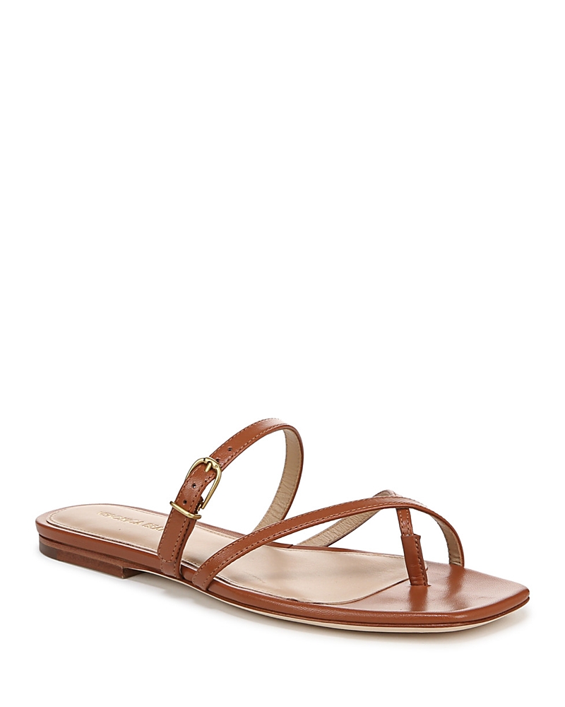 Shop Veronica Beard Women's Marthe Slide Flat Sandals In Honey
