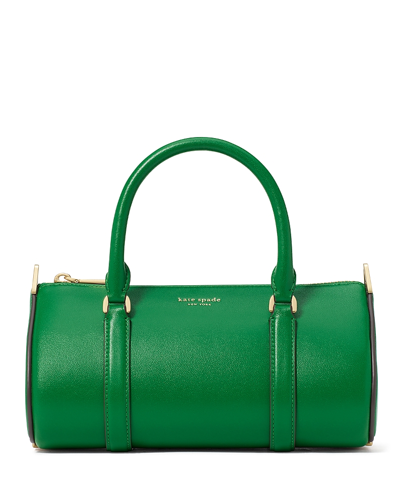 Shop Kate Spade New York Spade Icon Barrel Bag In Watercress