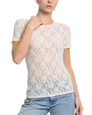 Signature Short Sleeve Lace Top