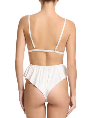 Satin Sleep Bralette & Satin Sleep Flutter Tanga