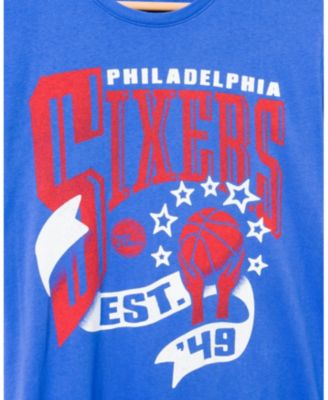  Women's NBA Philadelphia 76ers Banner Vintage Tee