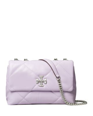 Small Kira Diamond Quilted Leather Convertible Shoulder Bag