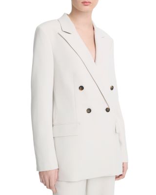 Soft Sculpture Double-Breasted Blazer