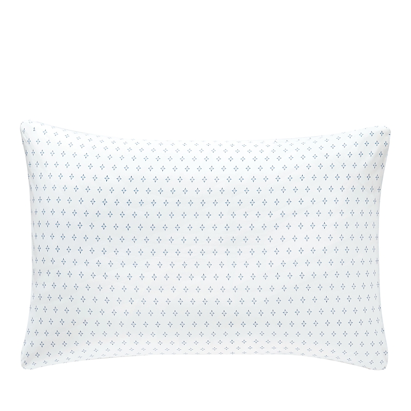 Anne De Solene Malacca Standard Pillowcase Set In Blue On White