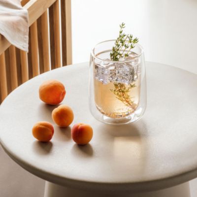 Artesano Hot and Cold Beverages Insulated Large Latte Glass, Set of 2