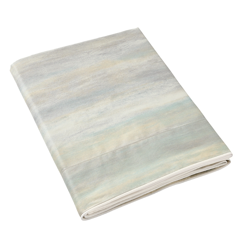 Anne De Solene Sillage Flat Sheet, Queen In Sable