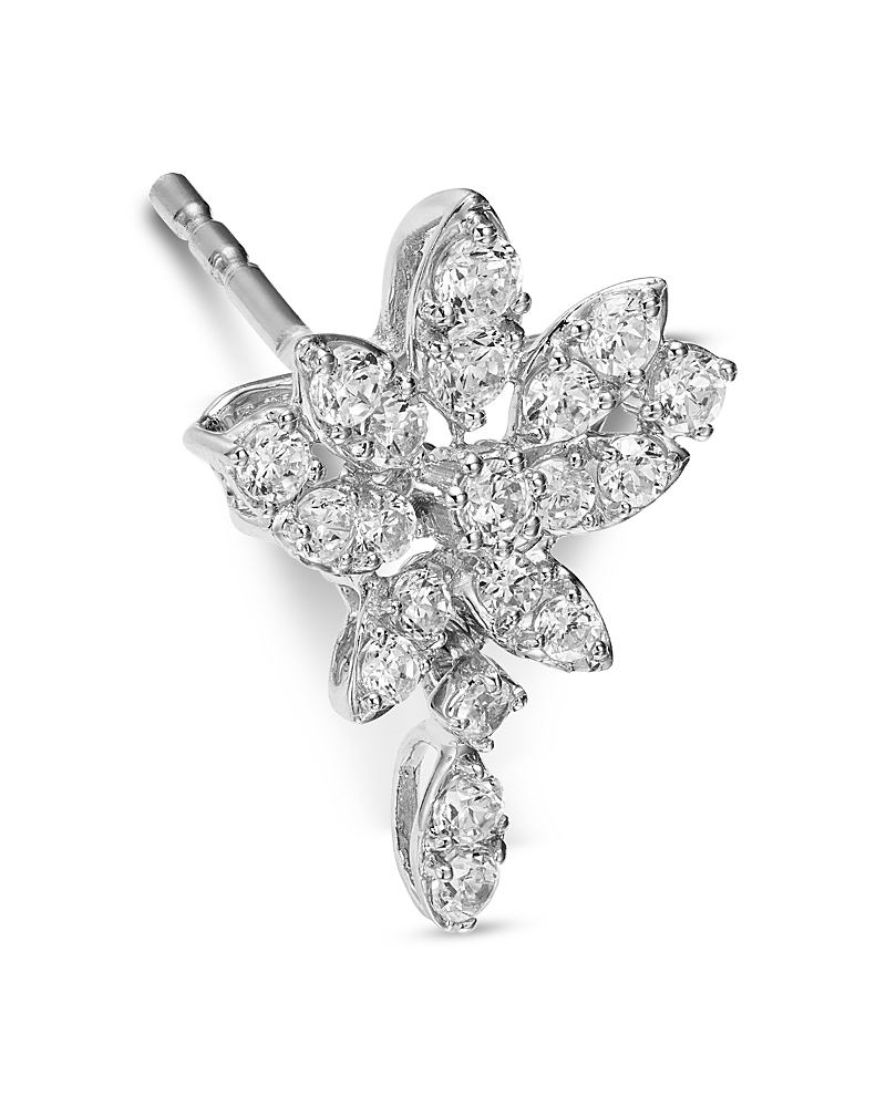 BLOOMINGDALE'S FINE COLLECTION DIAMOND STATEMENT EARRINGS IN 14K WHITE GOLD, 0.64 CT. T. W.