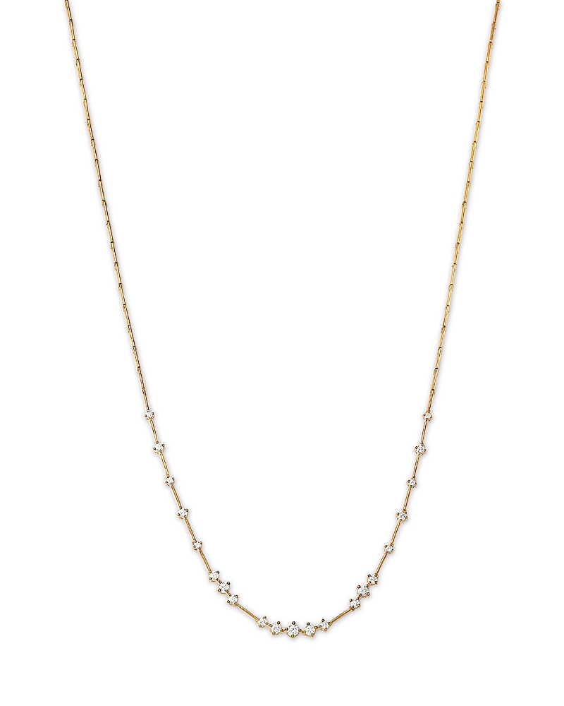 Bloomingdale's Fine Collection Diamond Droplet Station Necklace in 14K Yellow Gold, 1.0 ct. t. w.