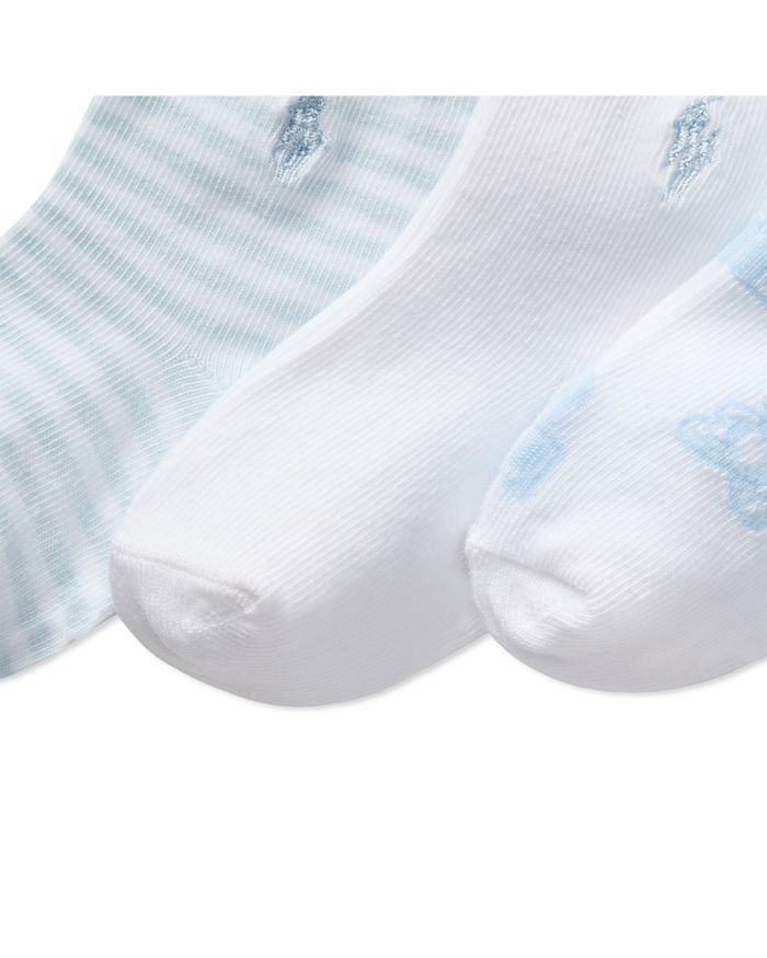 Essential Tossed Bear Socks, Pack of 3