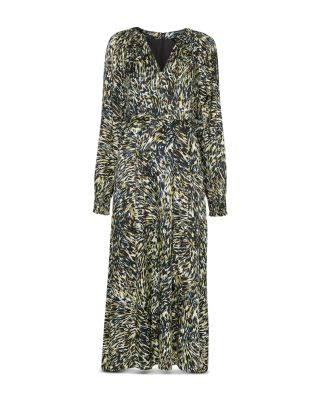 Petite Marlow Leopard Swirl Dress