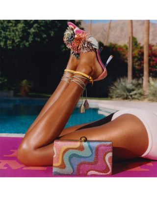 Women&#39;s Pom Pom Ankle Strap Sandals