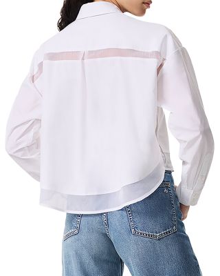 Beatrice Cropped Combo Shirt
