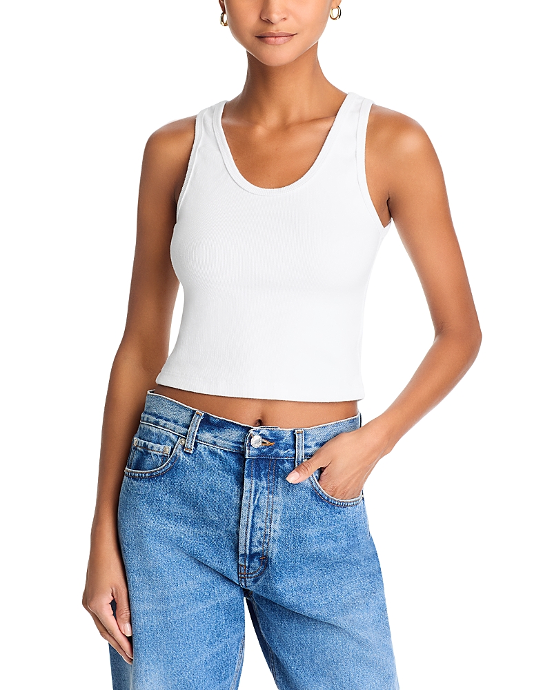 PERFECTWHITETEE PERFECTWHITETEE BLONDIE RIB KNIT TANK TOP