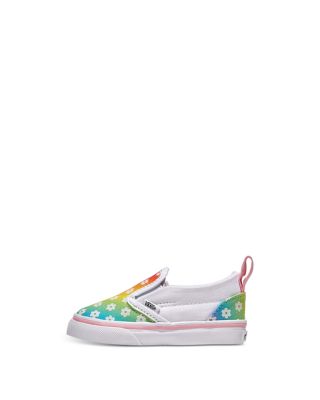Unisex Glow Rainbow Slip on Sneakers - Toddler, Little Kid