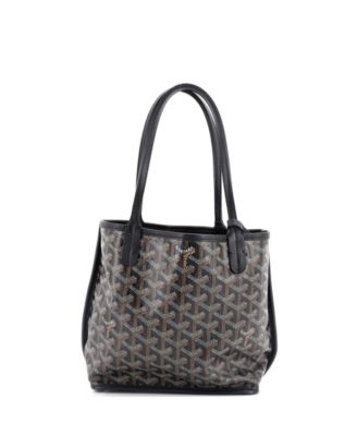 Pre-Owned Goyard - Mini Anjou Reversible Tote Coated Canvas