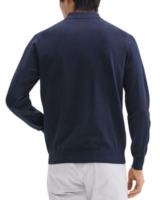 Polo Quarter Zip in Fine Bilen