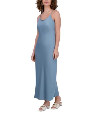 Satin Straight Slip Dress