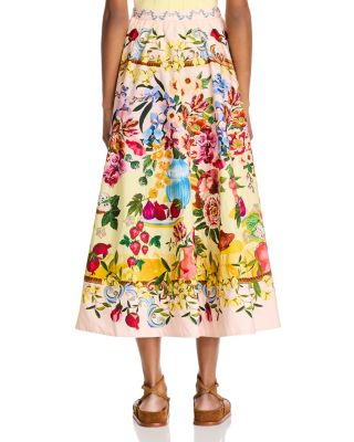 Garden Terrace Midi Skirt