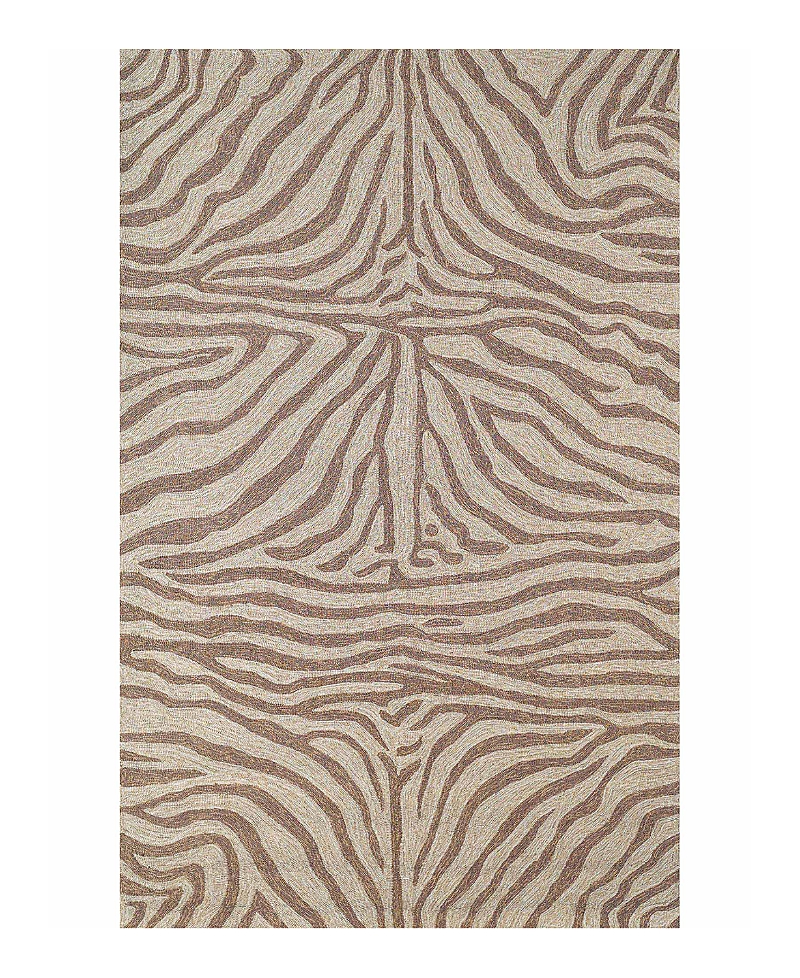 Liora Manne Ravella Zebra Area Rug, 5' X 7'6 In Brown