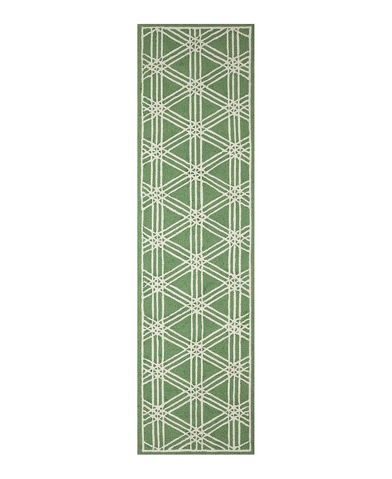 Liora Manne Capri Hex Runner Area Rug, 2' X 8' In Green