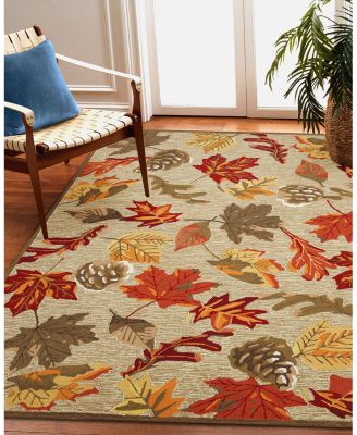 Liora Manne Ravella Falling Leaves Area Rug, 5' x 7'6"