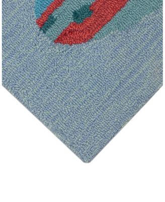Liora Manne Frontporch Fishes Area Rug, 2'6" x 4'