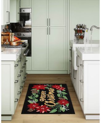 Liora Manne Frontporch Merry Christmas  Area Rug Collection