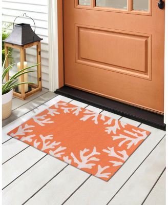 Liora Manne Capri Coral Border Area Rug, 1'8" x 2'6"