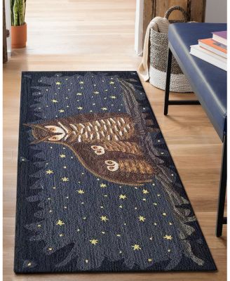 Liora Manne Frontporch Owl Family Runner Area Rug, 2' x 5'