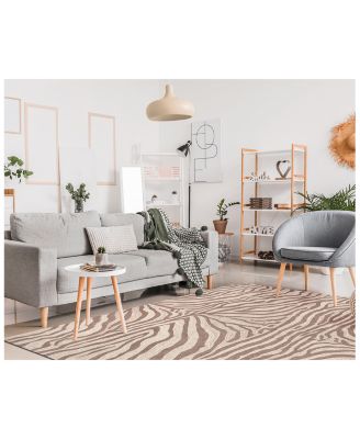 Liora Manne Ravella Zebra Square Area Rug, 8' x 8'