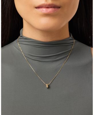 Gold Galaxy Pendant Necklace