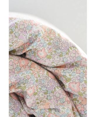  Liberty Fabric Michelle Lilac Print Duvet Set, Queen