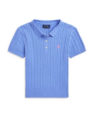 Ralph Lauren - Girls' Mini Cable Cotton Polo Sweater - Little Kid