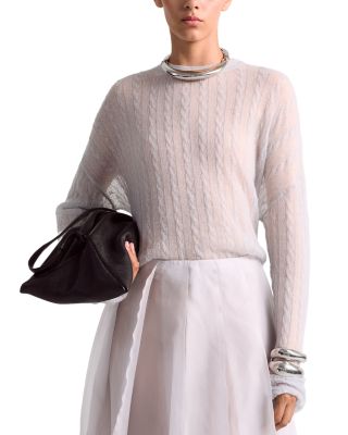 Altuzarra - Jet Crewneck Cable Knit Sweater