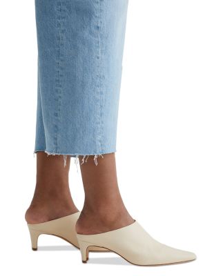 Hattie Crop High Rise Barrel Leg Jeans in Sunrise