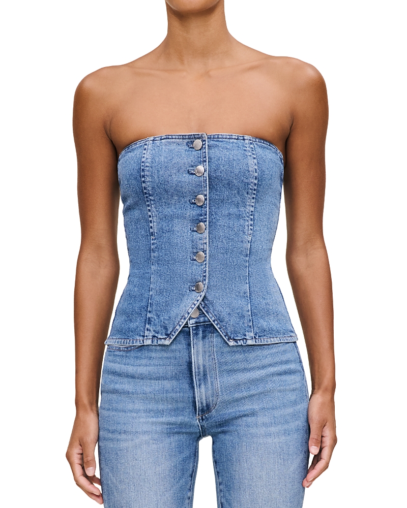 DL1961 Denim Bustier Top