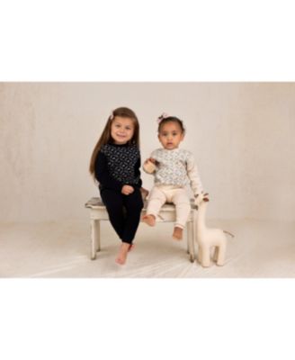 Girls' Floral Vine Jacquard Knit Set - Baby, Little Kid