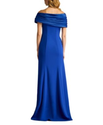 Dalton Contrast Off-Shoulder Gown