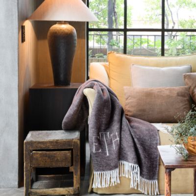 Pezzo Fringe Throw Blanket