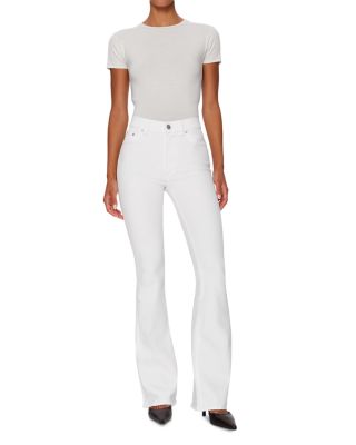 Bridget High Rise Instasculpt Bootcut Jeans in White